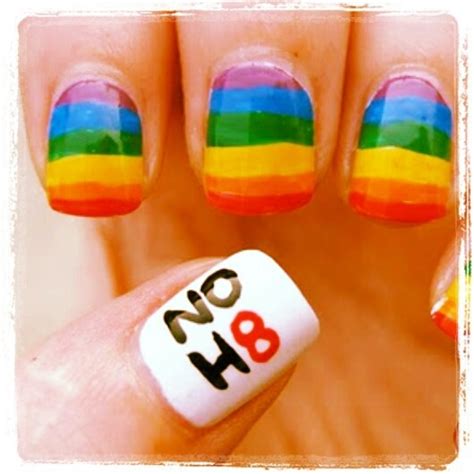 Pride Nails Nails By Tracy Pinterest Lipstick Designs
