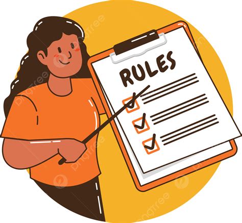 A Woman Explains List Of Rule Guidelines Rule Checklist Colleague