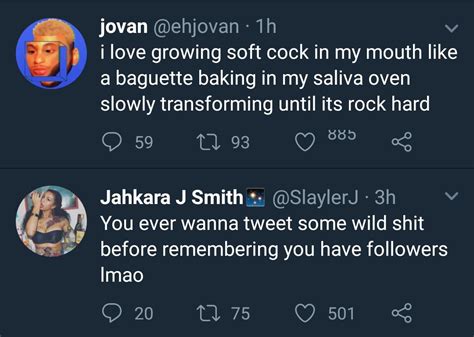 Jovan On Twitter I Love Growing Soft Cock In My Mouth Like A Baguette