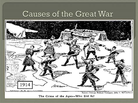Ppt Causes Of The Great War Powerpoint Presentation Free Download