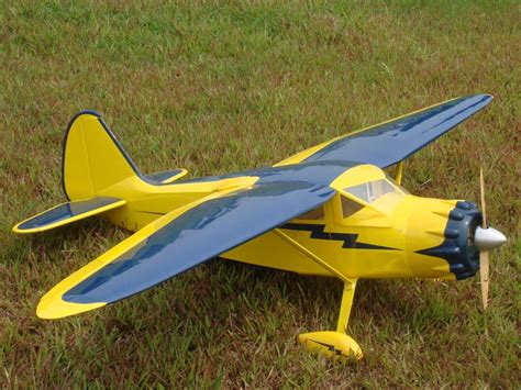 Stinson Reliant Yellow Airplane Arf 220cm 7kg 30cc Cymodel