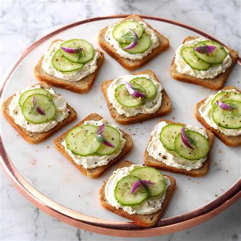 Cucumber Party Sandwiches Taste Of Home