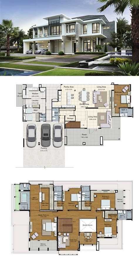 Dream House Luxury Modern Mansion Floor Plans 3d Img Syrop