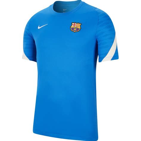 Barcelona Blue Strike Training Jersey 202122 Official Nike Top