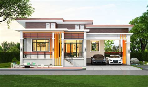 Vibrant And Simple Elevated One Storey House Pinoy Eplans