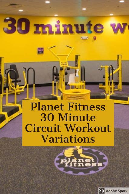 Planet Fitness 30 Minute Circuit Step Exercises