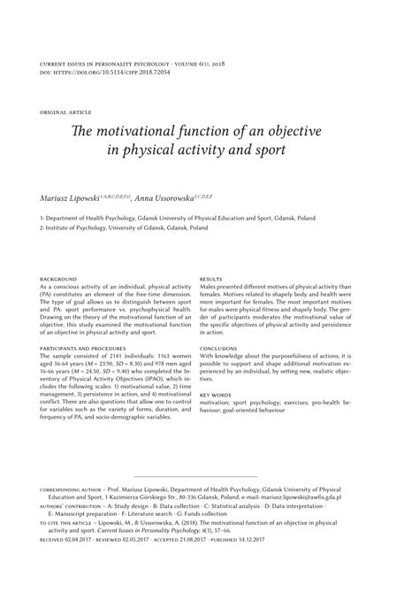 What Are The Objectives Of Physical Fitness All Photos Fitness