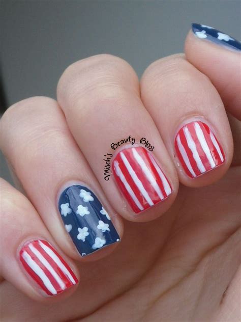 Mischs Beauty Blog Notd July 5th Independence Day Nails