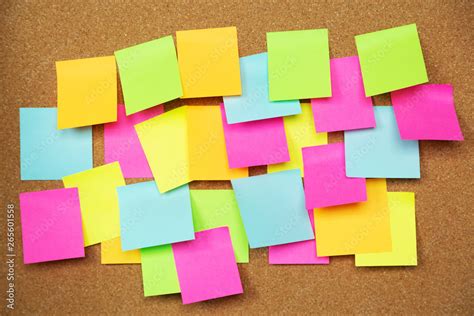 Collection Of Colorful Variety Post It Paper Note Reminder Sticky