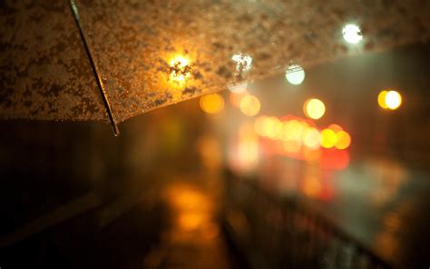 Rain Night Lights Blurred Wallpapers Hd Desktop And Mobile Backgrounds