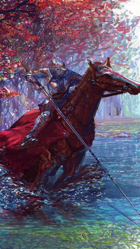 1080x1920 1080x1920 Knight Horse Sword Artist Artwork Digital
