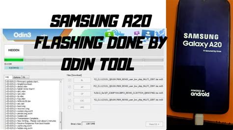 Samsung A Flashing Done By Odin Tool YouTube