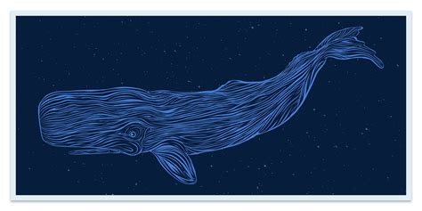 Sperm Whale Gicl E Art Print Etsy