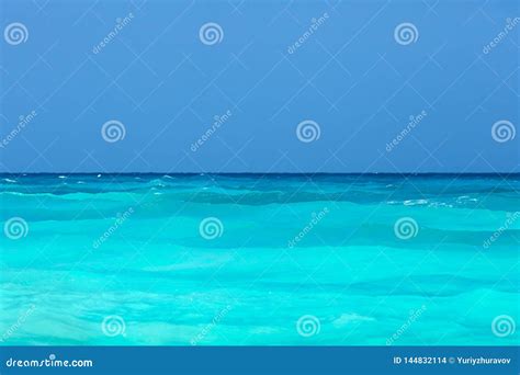 Tropical Turquoise Sea And Blue Sky Stock Photo Image Of Nature