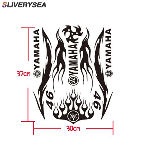 Buy Sliverysea 3730cm For Yamaha Logo Jdm Reflective