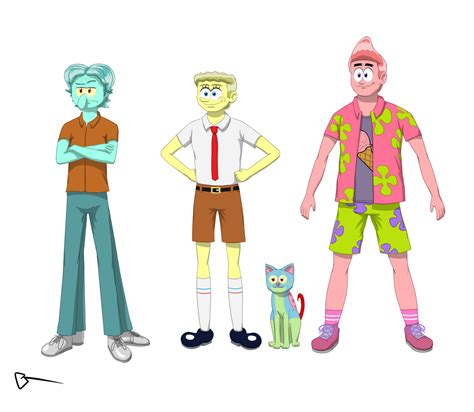 Spongebob The Bb Neighbors Human Version By Gianlucarugergr On