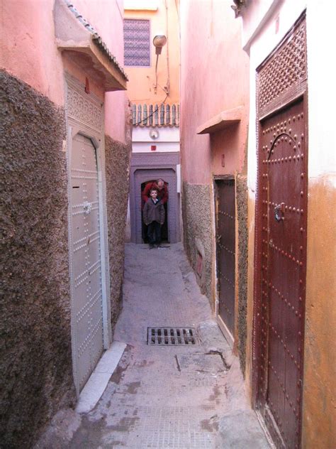 Riad 2004 Alley Road Structures Morocco