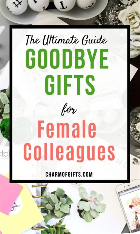 I hope everyone is lucky enough to know someone as generous as you. Appropriate Farewell Gifts For The Female Colleague (Gift ...