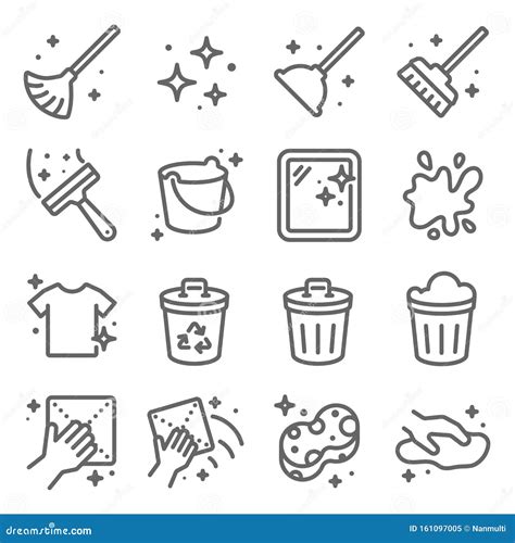 Clean Icons Set Vector Illustration Contains Such Icon As Recycle