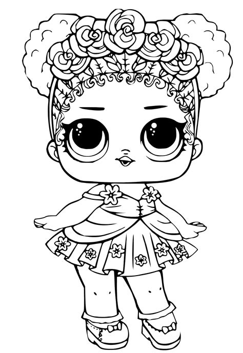 Lol Birthday Surprise Coloring Page Doll Coloring Pages