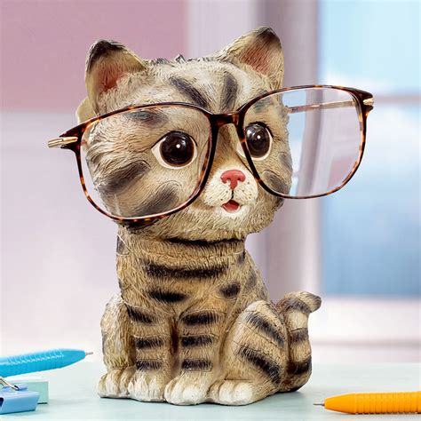Adorable Kitten Glasses Stand Purrfect Boutique