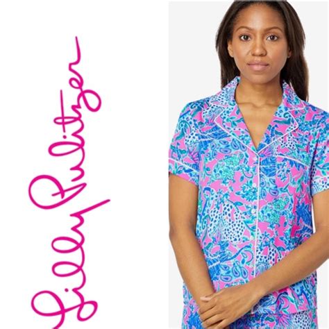 Lilly Pulitzer Intimates And Sleepwear Nwt Lilly Pulitzer Pj Woven