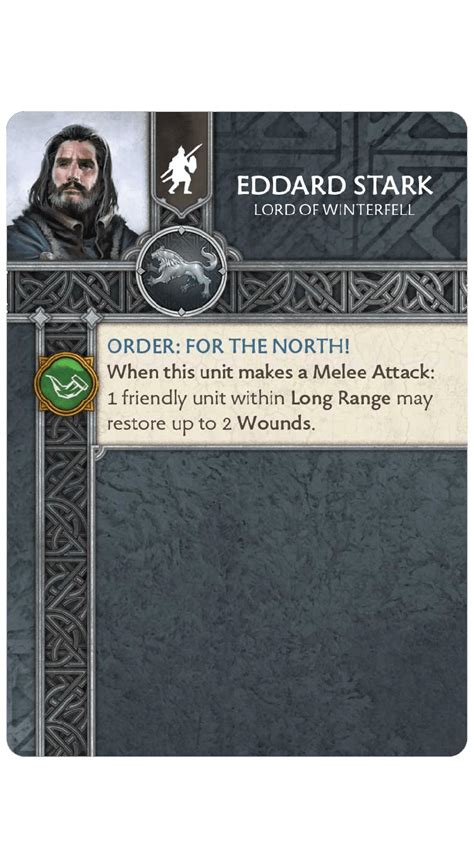 Eddard Stark Lord Of Winterfell Asoiaf Miniatures Game Competitive