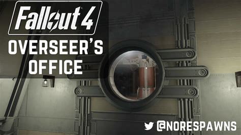 Fallout 4 Vault Tec Workshop Overseers Office Youtube