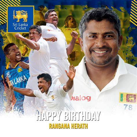 Sri Lanka Cricket 🇱🇰 On Twitter Heres Wishing Rangana Herath A Very