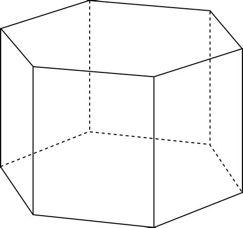 Hexagonal Prism Clipart Etc