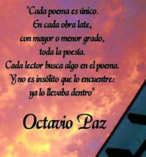 Octavio Paz Palabras C Lebres Paz Poemas