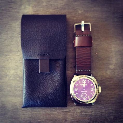 Our Gorgeous New Bas And Lokes Handmade Leather Watch Pouc Flickr