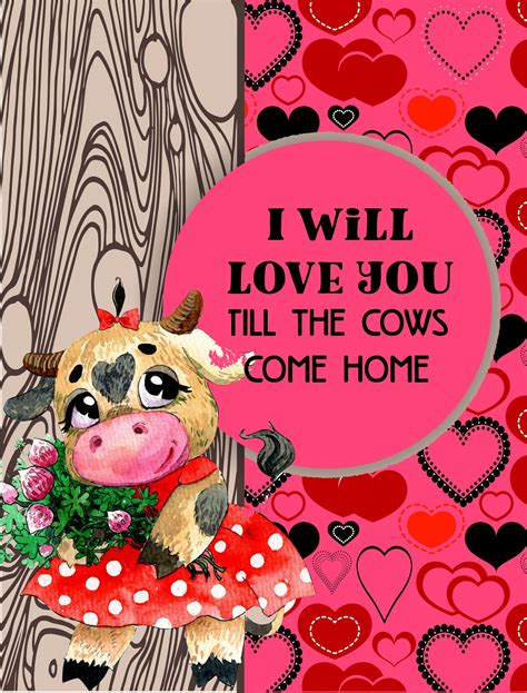 Cow Valentine Card Free Stock Photo Public Domain Pictures