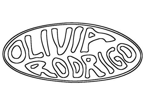 Olivia Rodrigo Free Printable Coloring Page Free Printable Coloring