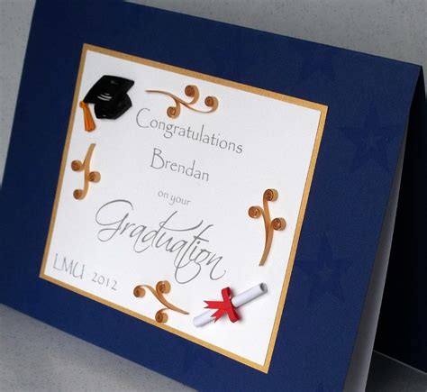 Paper Daisy Cards Quilled Graduation Card 2