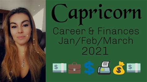 Capricorn ♑ Career And Finance Tarot Oracle Reading For Janfebmarch