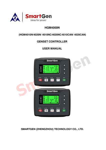 smartgen hgm4020nc amf genset controller auto power switching