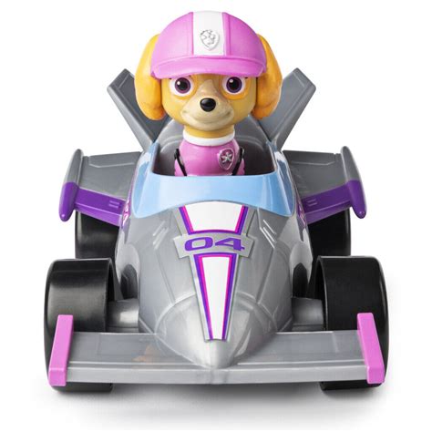 Paw Patrol Ready Race Rescue Skyes Race Go Deluxe Vehicle With Sounds