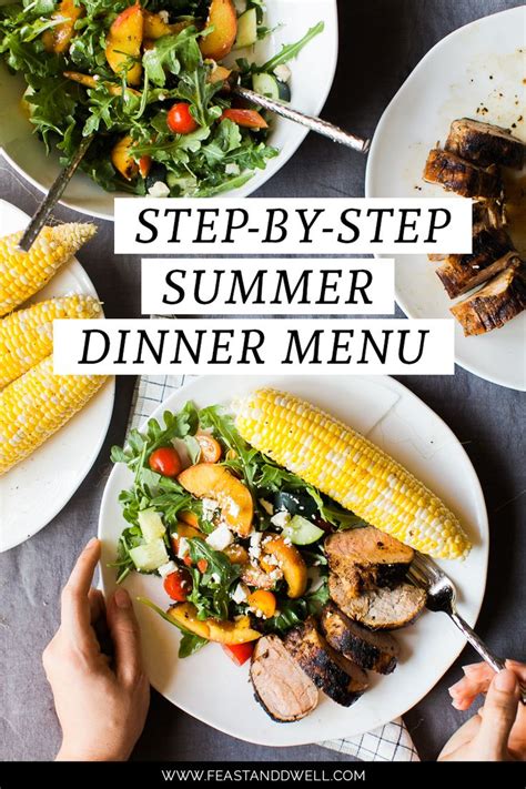 20 Best Ideas Summer Dinner Menus The Best Recipes Compilation Ever