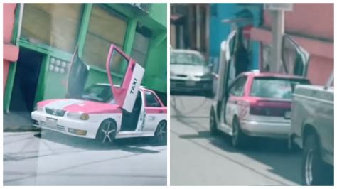 Un Taxi Tuneado Causa Sensación En Las Redes Sociales Por Sus Puertas Al Más Puro Estilo Lamborghini