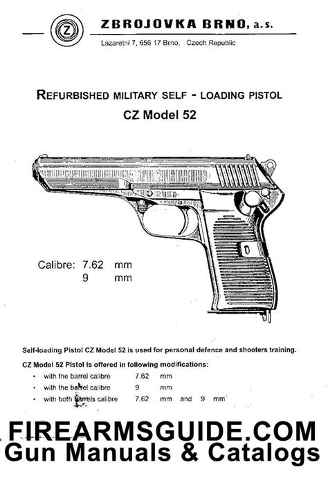 Firearms Guide Over 21580 Printable Gun Manuals