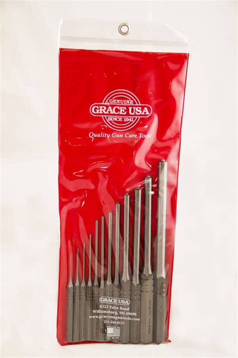 Grace Usa Grace 12pc Roll Pin Spring Punch Set 116 12 Gunsmith