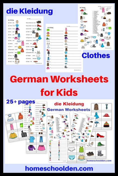 15 Best German Worksheets For Kids Images In 2020 Worksheets For Kids