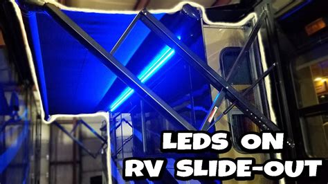 Led Awning Light On Rv Slide Out Step By Step Youtube