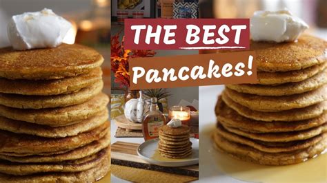 Easy Healthy Pumpkin Pancakes For Fall Youtube