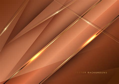 Abstract Luxury Brown Elegant Geometric Diagonal Overlay Layer