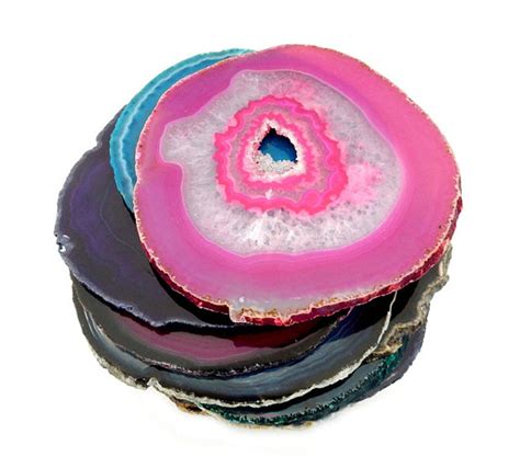 Agate Coasters 3 To 55 Mixed Colors Sets Rock Paradise