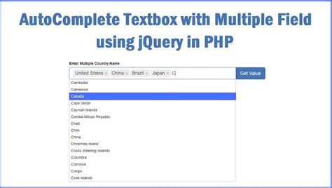 Autocomplete Textbox With Multiple Field Using Jquery In Php Webslesson