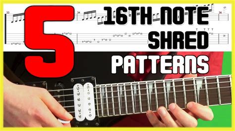 Top 5 3nps 16th Note Shred Picking Pattern Every Guitarist Should Know