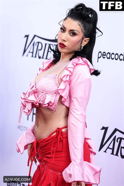 Kali Uchis Flaunts Her Sexy Tits And Legs At The Variety Hitmakers